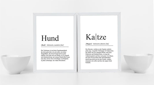 Unsere Definitions-Poster für dein Haustier!🐾