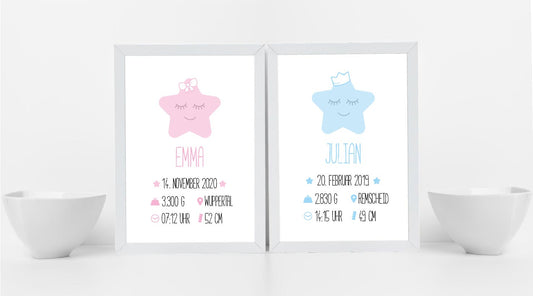 Für euch – Die neuen Baby-Poster mit Stern-Motiv
