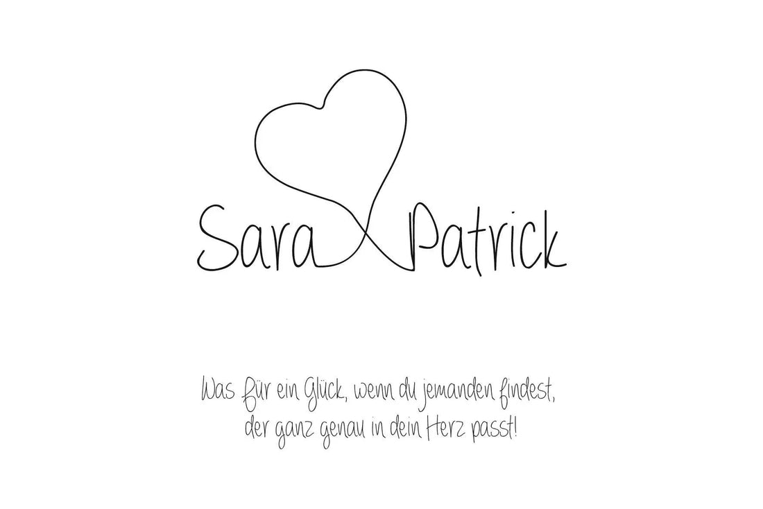 Geschenk zur Hochzeit, jetzt auch in anderen Größen, Wir haben für euch unser beliebtes Bild “Herz mit Namen” nun auch in anderen Größen (A4, mit und ohne Rahmen) im Angebot:, Copyright: 321geschenke.de