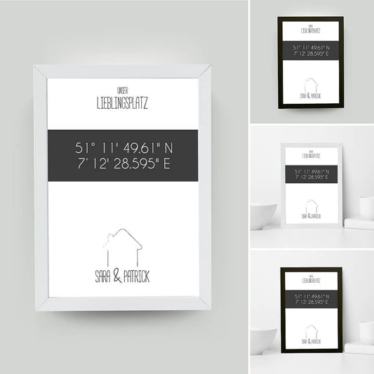 “Unser Lieblingsplatz” Koordinaten Bild