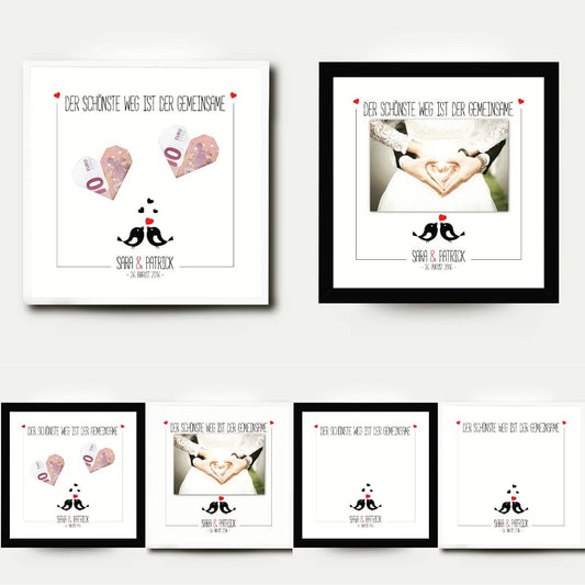 Geldgeschenk zur Hochzeit für das Brautpaar