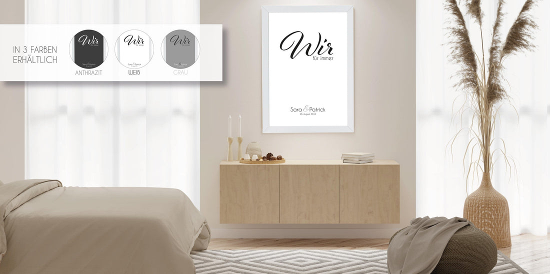 Vereint euch mit eurer Liebe in diesem Poster💞, Habt ihr auch einen wundervollen Menschen in eurem Leben, der euch die wahre Liebe schenkt, selbst wenn die Person nicht in der Nähe ist?, Copyright: 321geschenke.de