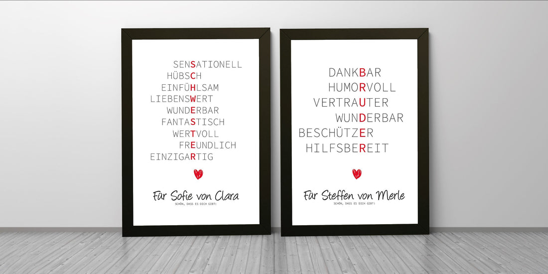 Unsere neuen Geschwister-Poster, Entdecke jetzt unsere beiden neuen Poster für deinen Bruder / deine Schwester!, Copyright: 321geschenke.de