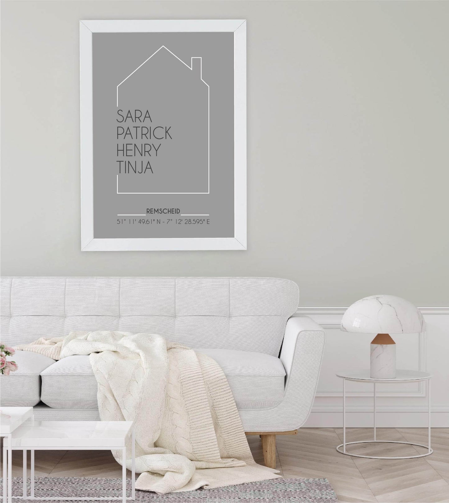 Personalisiertes Bild “UNSER HAUS”