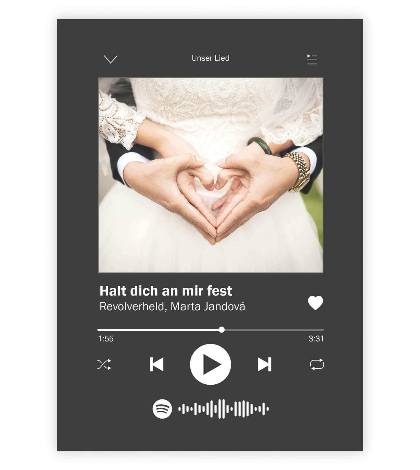 Personalisiertes Bild "Song" mit Foto, Bildfarbe: Anthrazit/Schwarz, Bildgröße: 13x18cm, DIN A4, DIN A3, Bilderrahmen: Ohne Bilderrahmen, Copyright: 321geschenke.de