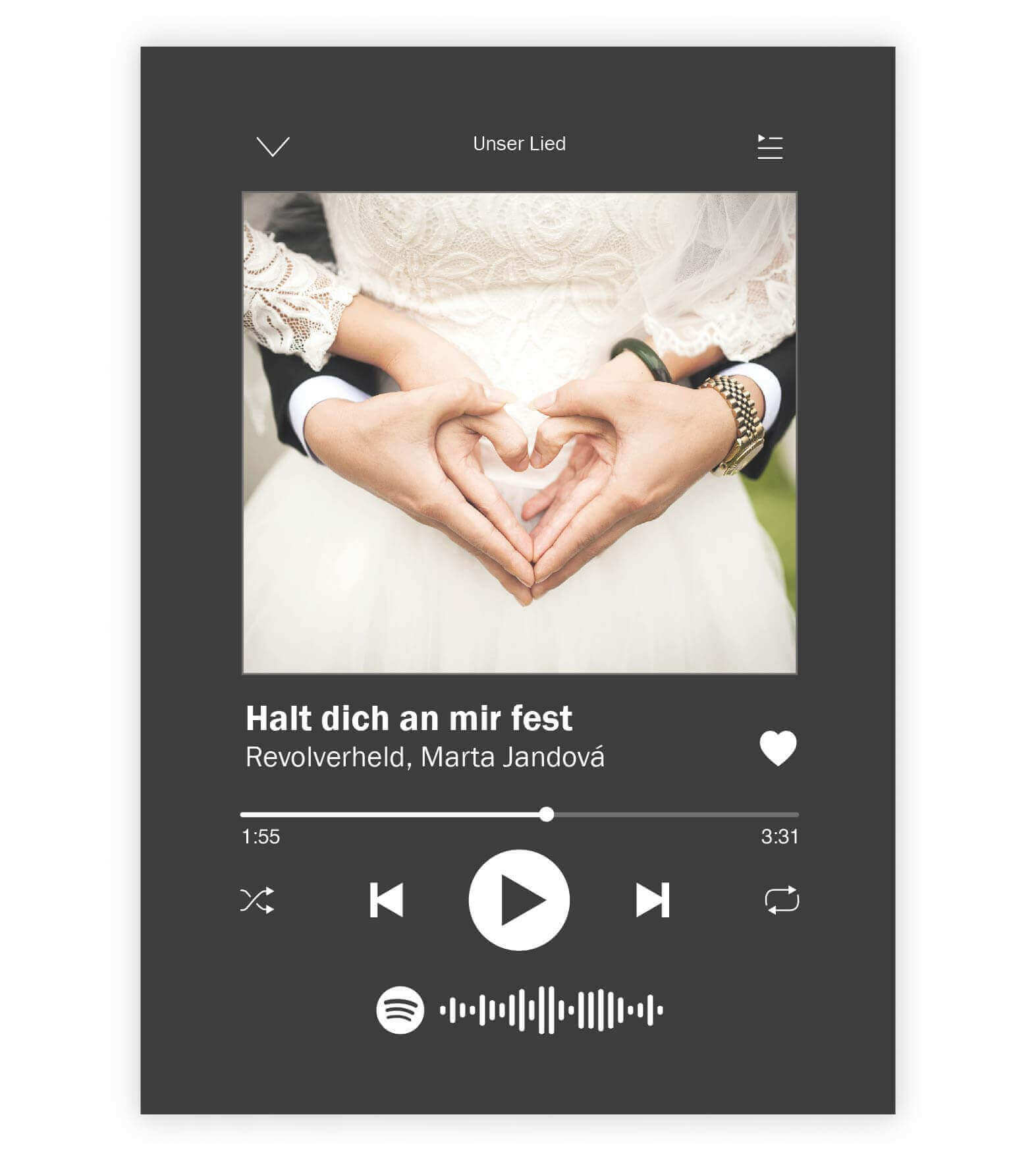 Personalisiertes Bild "Song" mit Foto, Bildfarbe: Anthrazit/Schwarz, Bildgröße: 13x18cm, DIN A4, DIN A3, Bilderrahmen: Ohne Bilderrahmen, Copyright: 321geschenke.de