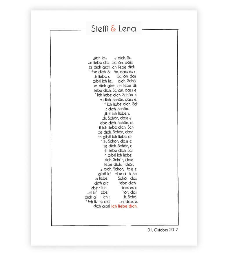 Personalisiertes Bild "Liebespaar", Motiv; Frau+Frau, Bildgröße: 13x18cm, DIN A4, DIN A3, Bilderrahmen: Ohne Bilderrahmen, Copyright: 321geschenke.de