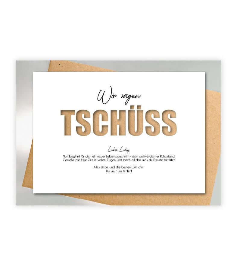 Geldgeschenk "TSCHÜSS"+Plot, Bildgröße: 13x18cm, DIN A4, DIN A3, Bilderrahmen: Ohne Bilderrahmen, Bilderrahmen weiß ohne Passepartout, Bilderrahmen schwarz ohne Passepartout, Bilderrahmen weiß mit Passepartout, Bilderrahmen schwarz mit Passepartout, Copyr