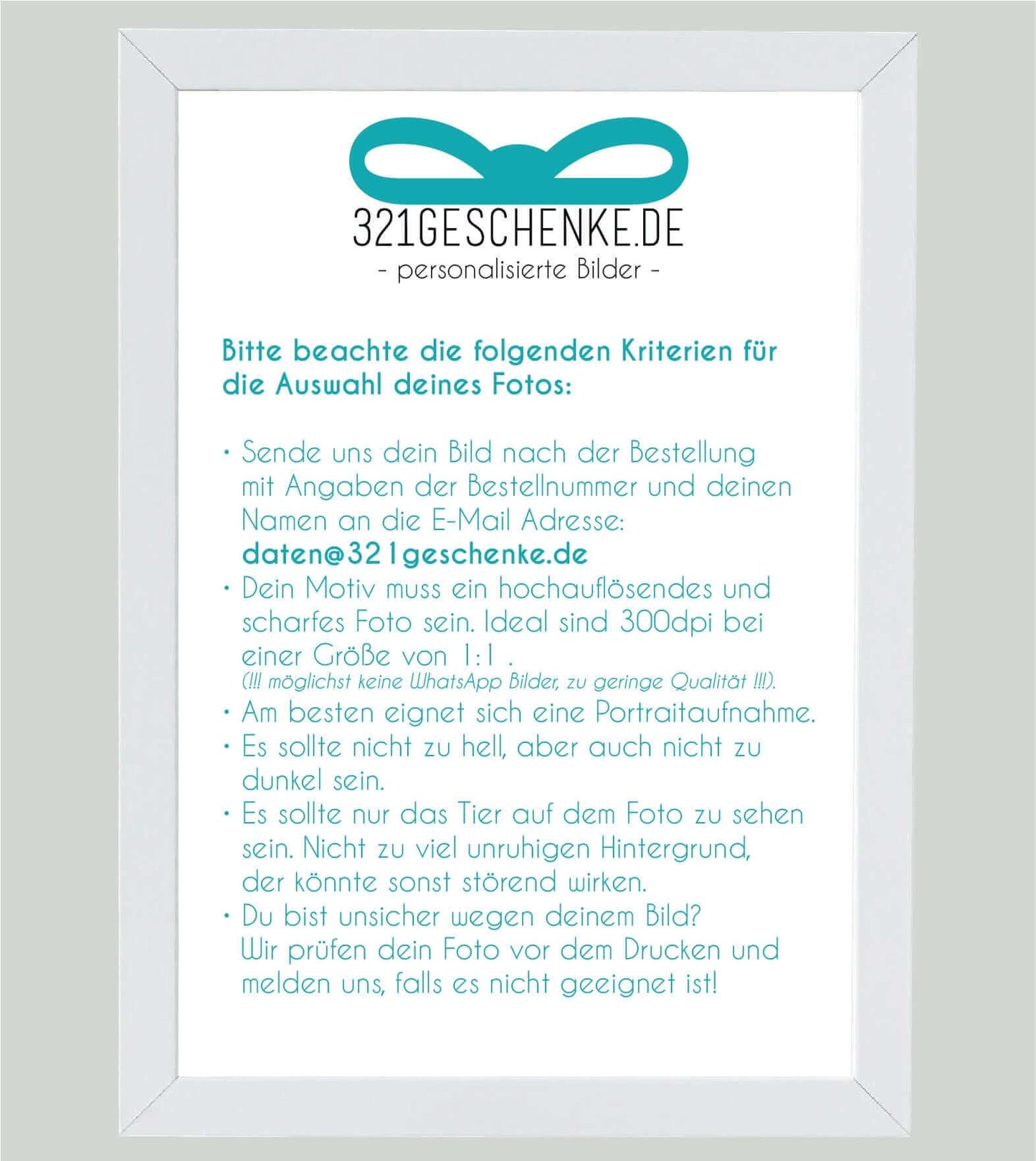 Anforderung_Bilddatei, Copyright: 321geschenke.de