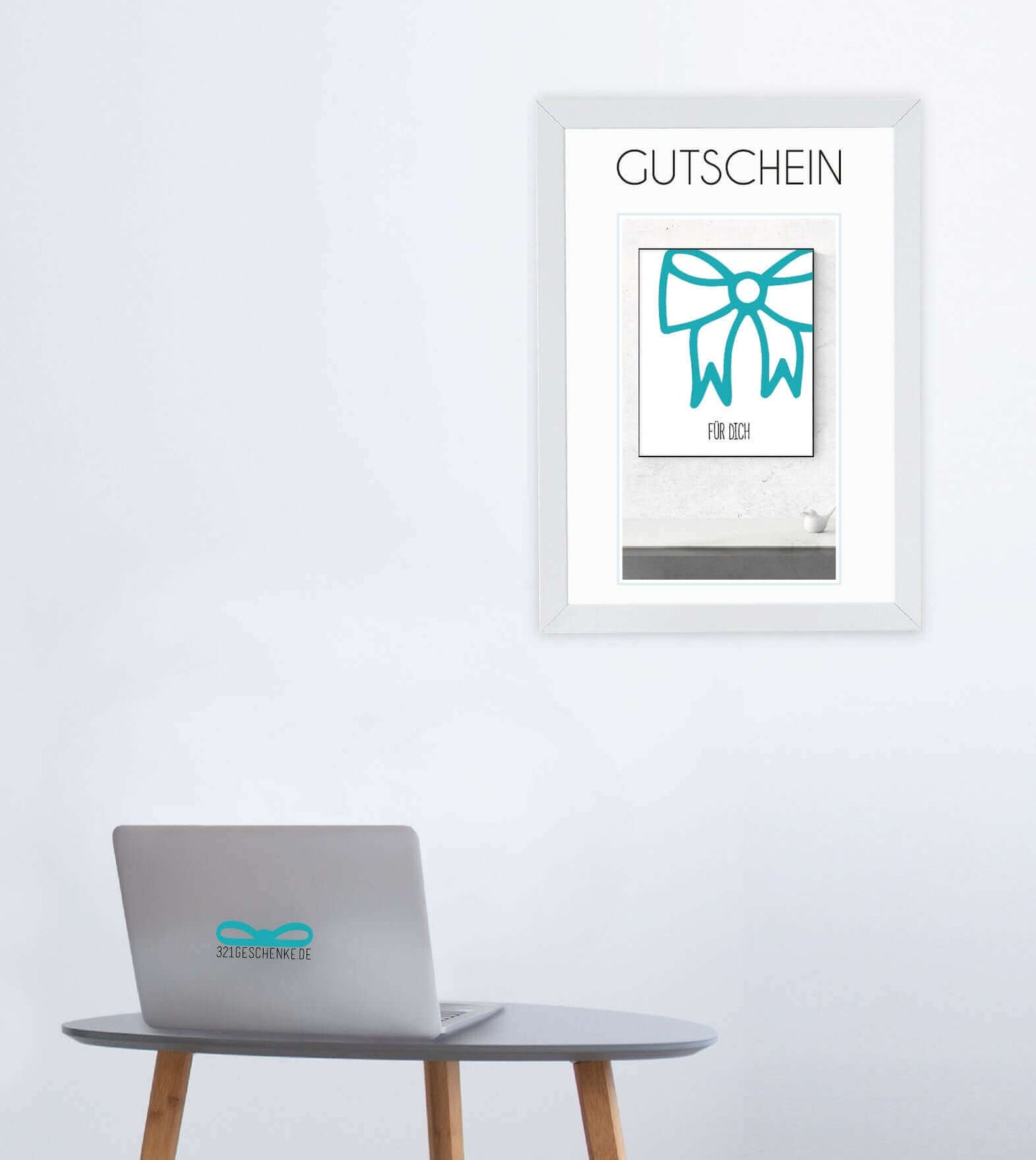 Anwendungsbild_Geschenkgutschein vorne Übersicht, Copyright: 321geschenke.de