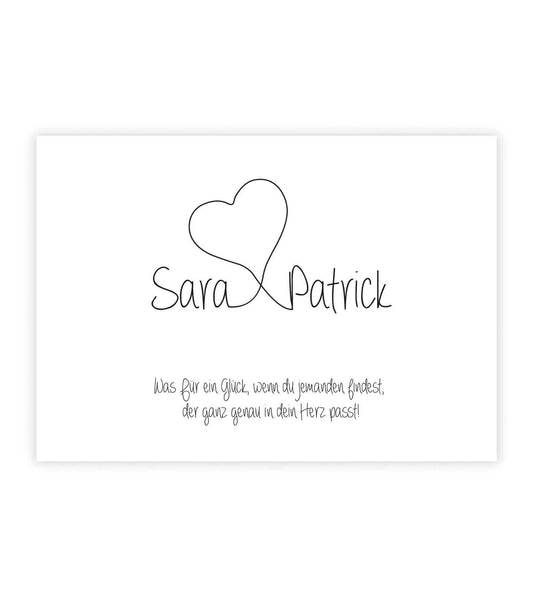 Personalisiertes Bild “HERZ MIT NAMEN”, Bildfarbe: Weiß, Bildgröße: 13x18cm, DIN A4, DIN A3, Bilderrahmen: Ohne Bilderrahmen, Bilderrahmen weiß ohne Passepartout, Bilderrahmen schwarz ohne Passepartout, Bilderrahmen weiß mit Passepartout, Bilderrahmen schwarz mit Passepartout, Copyright:321geschenke.de