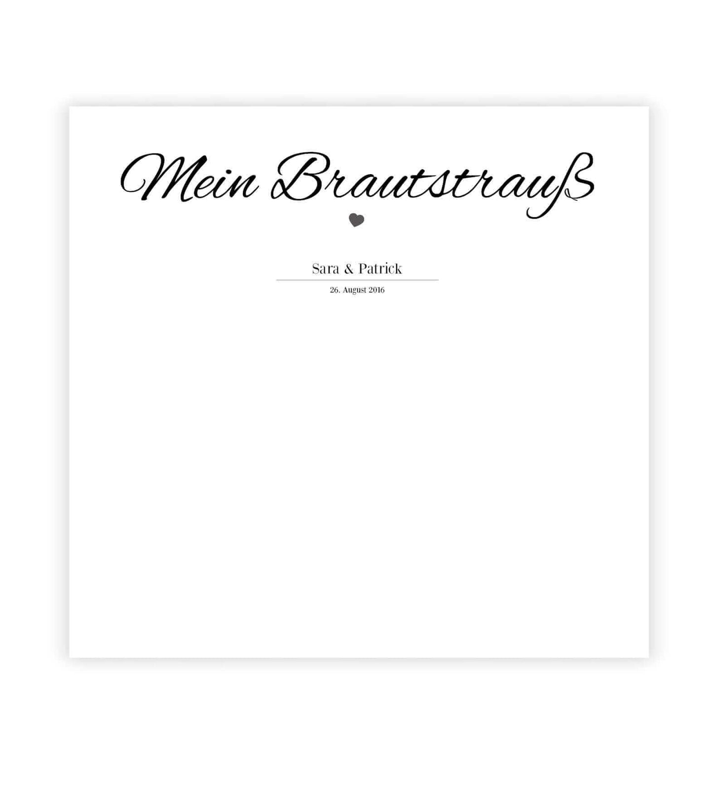Personalisiertes Bild „Unser Polterabend”, Bildgröße: 25x25cm, Bilderrahmen: Ohne Bilderrahmen, Copyright: 321geschenke.de