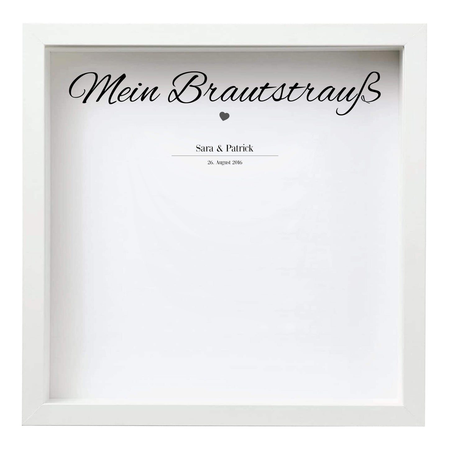 Personalisiertes Bild „Mein Brautstrauß”, Bildgröße: 25x25cm, Bilderrahmen: Ohne Bilderrahmen, , Copyright:321geschenke.de