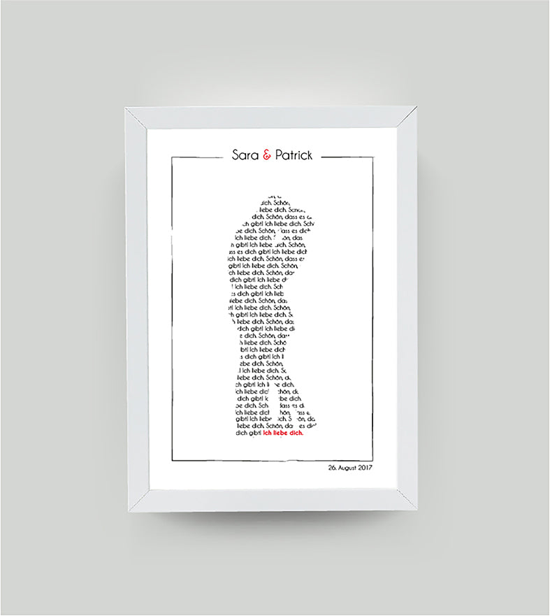 Personalisiertes Bild „Liebespaar”, Bildgröße: 13x18cm, Bilderrahmen: Ohne Bilderrahmen, , Copyright:321geschenke.de