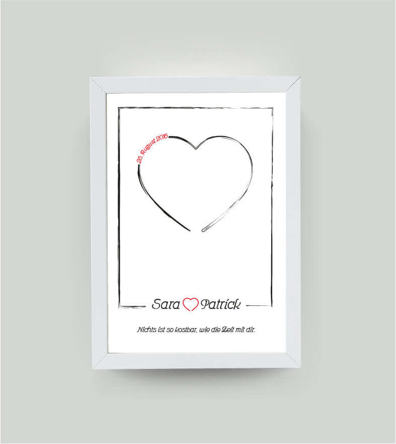 Personalisiertes Bild „Liebe”, Bildgröße: 13x18cm, Bilderrahmen: Ohne Bilderrahmen, ,Copyright:321geschenke.de