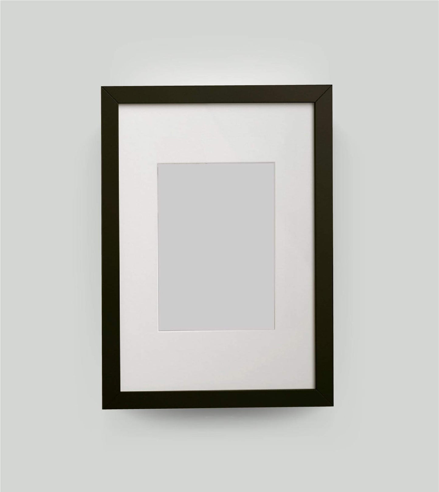 Bilderrahmen schwarz, A4, mit Passepartout, Copyright: 321geschenke.de