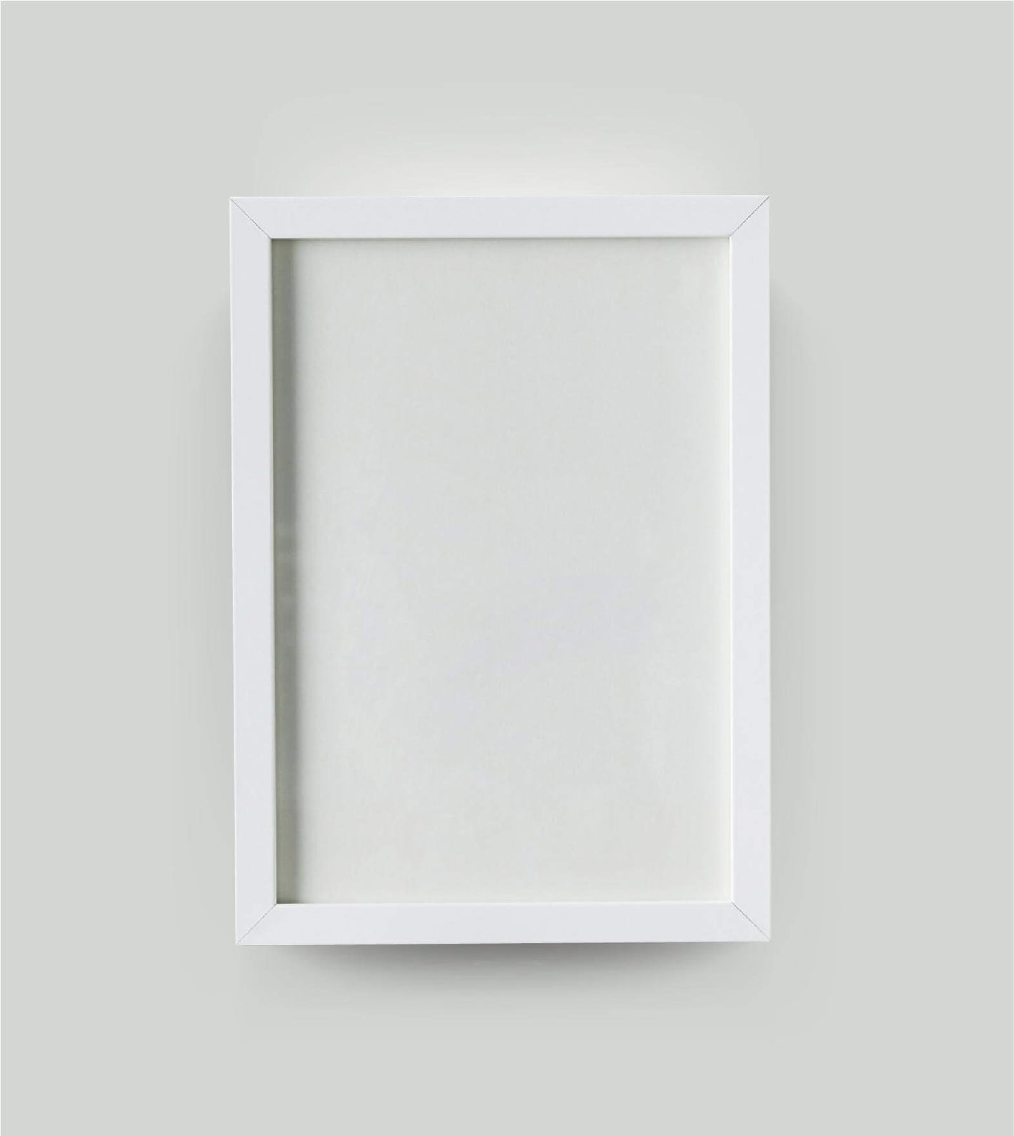 Bilderrahmen weiß, A4, 23,5x32,5cm mit Passepartout, Copyright: 321geschenke.de