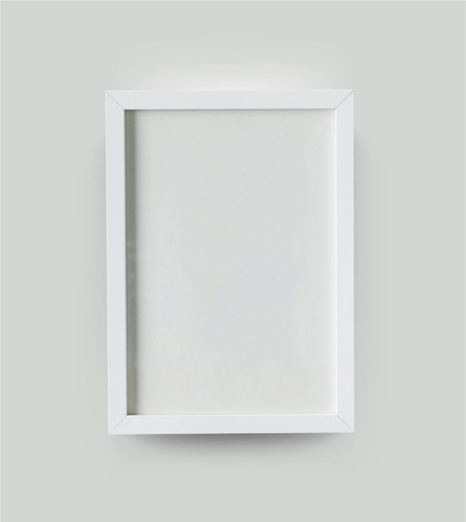 Bilderrahmen weiß, A4, 23,5x32,5cm mit Passepartout, Copyright: 321geschenke.de