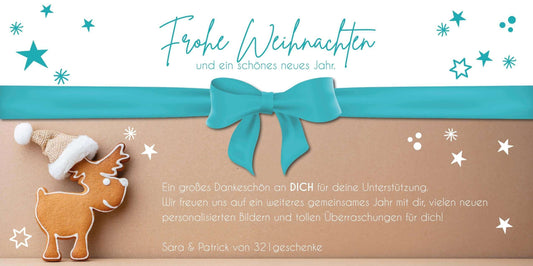 🎄✨Frohe Weihnachten und ein schönes neues Jahr!, Wir freuen uns darauf, auch im nächsten Jahr gemeinsam mit euch individuelle Glücksmomente zu kreieren. 🎉, Copyright: 321geschenke.de