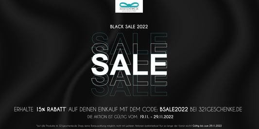 Spart 15% beim BLACK SALE 2022 💶🖤, Auch in diesem Jahr könnt ihr vom 19.11. bis zum 29.11.2022 beim Kauf eures personalisierten Posters <strong>15%</strong> sparen!, Copyright: 321geschenke.de