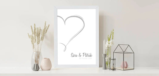 Wohin du auch gehst, geh mit deinem ganzen Herzen…❤, Möchtest du deinem Herzensmenschen zeigen, wie sehr du ihn liebst? Wie wäre es dann, wenn du das mit genau diesem Poster machst? , Copyright: 321geschenke.de