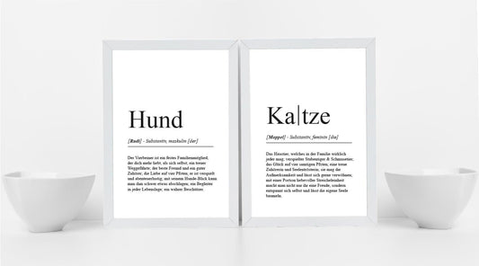 Unsere Definitions-Poster für dein Haustier!🐾