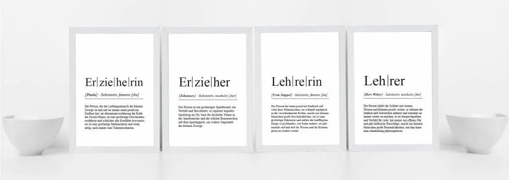 und weiter geht’s… Unser Sortiment an DEFINITIONSBILDERN wurde ausgeweitet!, Zu unseren bereits vorhandenen Definitionsbildern, haben wir nun für euch weitere Poster zusammengestellt., Copyright: 321geschenke.de