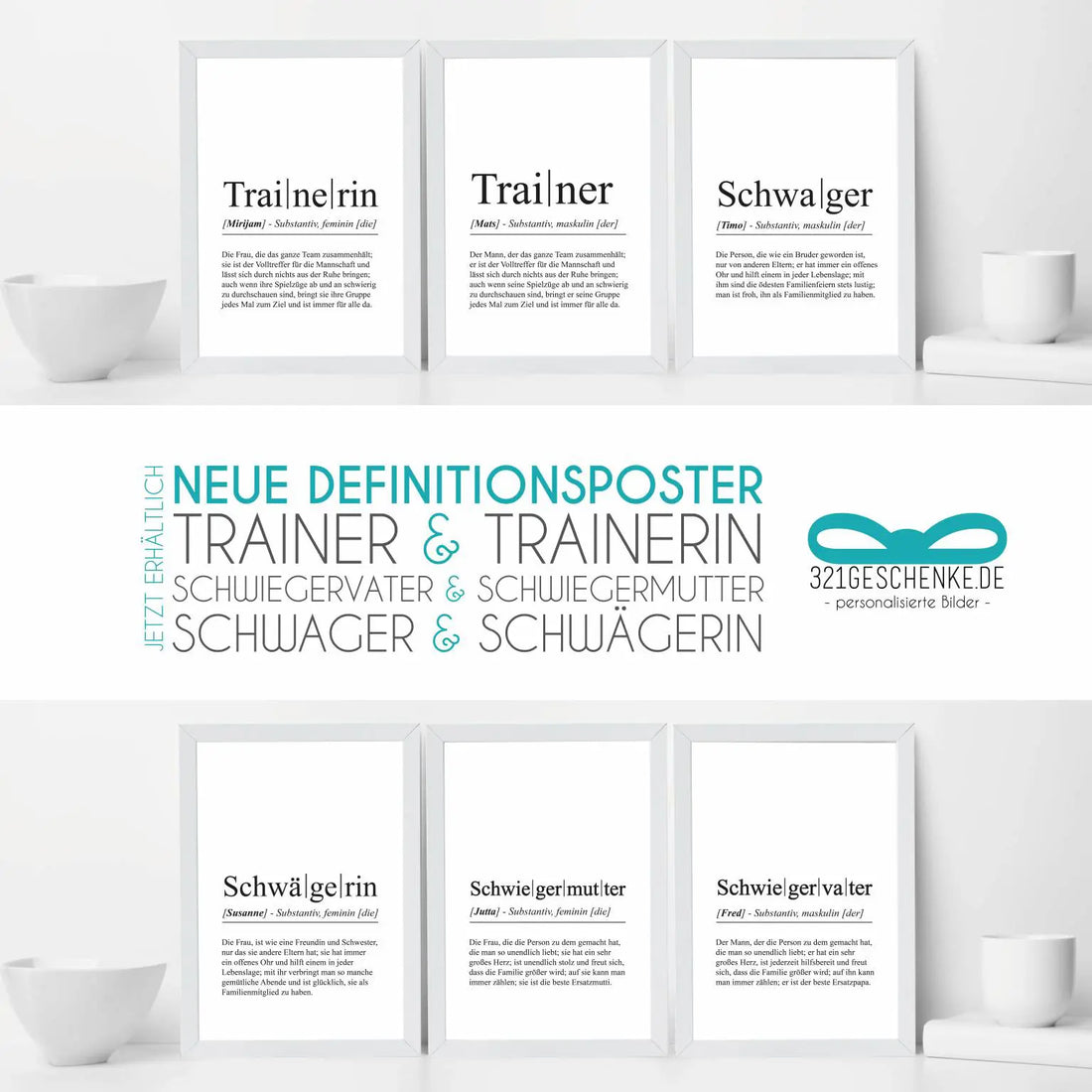 Wir haben noch mehr Definitionsposter für euch…, Was soll man jemanden schenken, der schon alles hat?
…Wir hätten da eine Idee!Denn wir bleiben am Ball und haben unser Sortiment von unseren Definitionspostern für euch erweitert. Schau direkt vorbei und fi