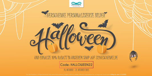 Spart 8 Tage lang schrecklich schön zu HALLOWEEN 2022🎃👻, <span>Wir bieten euch hier die besten Schnäppchen zu Halloween. Finde aus einer großen Auswahl an unseren personalisierten Postern dein Lieblingsprodukt. </span>, Copyright: 321geschenke.de