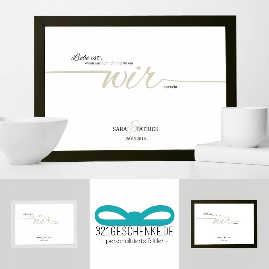 Für euch: Unser neues Produkt „Liebe ist… WIR“ in der Kategorie »Liebe, Valentinstag & Hochzeit«