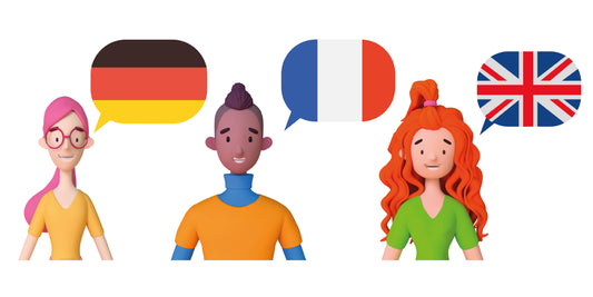 Englisch und Französisch als Sprache hinzugefügt, Copyright: 321geschenke.de