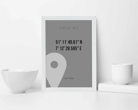 Unsere ersten Produkte, personalisierte Bilder als Geschenk zum Einzug oder Umzug, Wir haben es geschafft!, Copyright: 321geschenke.de