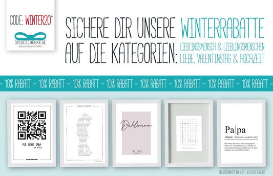 Sichere dir unseren ⛄ 10% WINTERRABATT ⛄