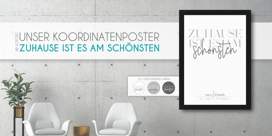Ein wahrer Hingucker - unser neues Koordinatenbild!, Dieses personalisierte Bild ist die perfekte Dekoration für dein Zuhause, Copyright: 321geschenke.de