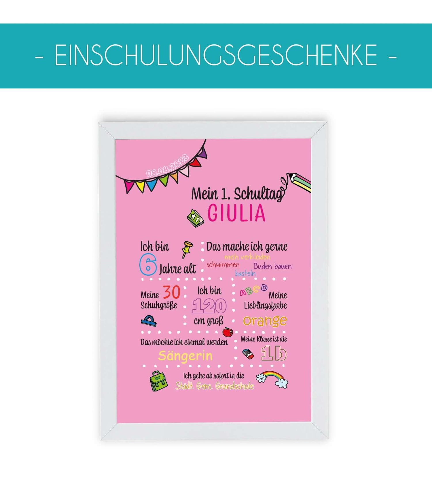 Finde tolle Geschenke zur Einschulung für alle Erstklässler bei 321geschenke.de