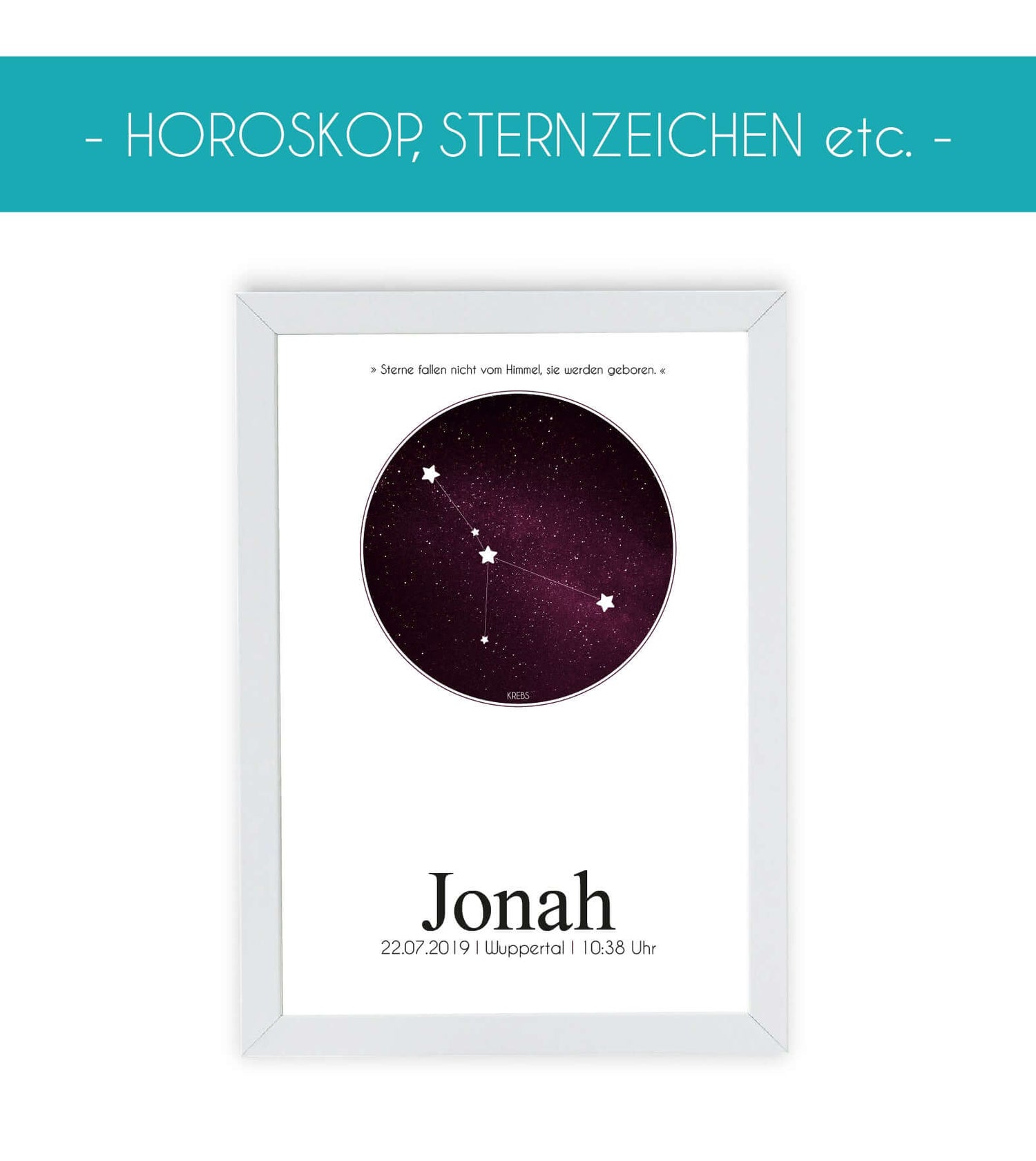 Mit den Sternkonstallations-Postern von 321geschenke.de, die mit den Sternzeichen im Sternenhimmel verewigt sind, habt ihr die ideale Geschenkidee.