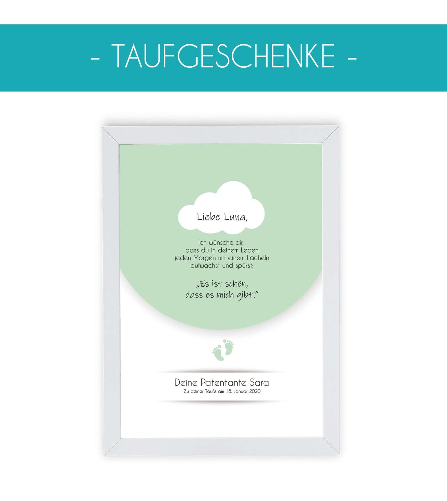 Seid ihr bald Gast auf einer Taufe? Oder wurdet ihr gefragt, ob ihr Taufpate/in werden möchtet?