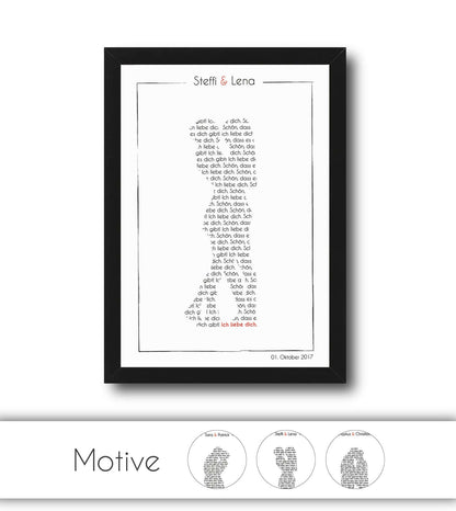 Personalized picture "Loving couple"