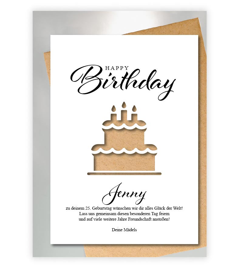 PLOT_Geldgeschenk "GEBURTSTAG", konturgeschnitten, Bildgröße: 13x18cm, DIN A4, DIN A3, Bilderrahmen: ohne Bilderrahmen, Bilderrahmen weiß, Bilderrahmen schwarz, Bilderrahmen weiß mit Passepartout, Bilderrahmen schwarz mit Passepartout, Copyright: 321gesch