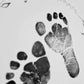 Personalisiertes Bild “Baby-Fußabdruck”, Anwendungsbeispiel