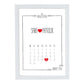 Personalisiertes Bild „Hochzeitstag” Kalender mit Datum, Variante: Variante 2, Bildgröße: 13x18cm, Bilderrahmen: Ohne Bilderrahmen, Copyright:321geschenke.de