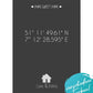 Personalisiertes Bild "HOME SWEET HOME HAUS" in grau, weiß oder schwarz/anthrazit, Copyright: 321geschenke.de
