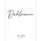 Personalisiertes Poster “Nachname”, Bildfarbe: Weiß, Bildgröße: 13x18cm, DIN A4, DIN A3, Bilderrahmen: Ohne Bilderrahmen, Copyright: 321geschenke.de