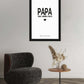 Anwendungsbild_Personalisiertes Bild “PAPA - Wir lieben dich”, Bildgröße: 13x18cm, DIN A4, DIN A3, Bilderrahmen: Ohne Bilderrahmen, Bilderrahmen weiß ohne Passepartout, Bilderrahmen schwarz ohne Passepartout, Bilderrahmen weiß mit Passepartout, Bilderrahmen schwarz mit Passepartout, ,Copyright: 321geschenke.de