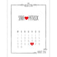 Personalisiertes Bild „Hochzeitstag” Kalender mit Datum, Variante: Variante 2, Bildgröße: 13x18cm, DIN A4, DIN A3, Bilderrahmen: Ohne Bilderrahmen, Copyright: 321geschenke.de