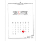 Personalisiertes Bild „Hochzeitstag” Kalender mit Datum, Variante: Variante 3, Bildgröße: 13x18cm, DIN A4, DIN A3, Bilderrahmen: Ohne Bilderrahmen, Copyright: 321geschenke.de