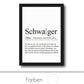 Personalisiertes Bild “Definition SCHWAGER”, Bildfarbe: Weiß, Bildgröße: 13x18cm, DIN A4, DIN A3, Bilderrahmen: Ohne Bilderrahmen, Bilderrahmen weiß ohne Passepartout, Bilderrahmen schwarz ohne Passepartout, Bilderrahmen weiß mit Passepartout, Bilderrahmen schwarz mit Passepartout, Copyright:321geschenke.de
