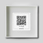 Personalisiertes Bild „QR-Code”, Bildgröße: 25x25cm (Bildausschnitt: 12x12cm), Bilderrahmen: Bilderrahmen weiß mit Passepartout, , Copyright:321geschenke.de