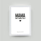 Personalisiertes Bild “MAMA – Wir lieben dich”, Bildgröße: 13x18cm, Bilderrahmen: Ohne Bilderrahmen, , Copyright: 321geschenke.de